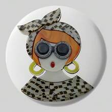 Interesting Pattern Badge Brooch, Women's Lapel Pin Brooch, Bag Pendant, Fashion Accessory, Fun Gift For Friends, Family, Teachers And Classmates