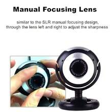 Professional USB 2.0 CMOS Wired Webcam With Mic For Laptop/PC Factory Price Live Streaming Video Conference - Black - View 2