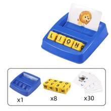 English Vocabulary Matching Blocks - Fun Word Learning Assistant, Halloween & Christmas Gift, Game Toy, Cool Toy, Boys/Girls Toy, Children Gift - Multicolor - View 3