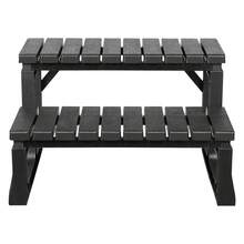 Hot Tub Steps, 2-Step Spa Outdoor Stairs, Heavy Duty 23.6 Inch Wide PP Above-Ground/Inflatable Pool Ladder With 320 Lbs Weight Capacity, Multi-Use For Porch, Patio, Deck, Campers, Black - 23.6 Inches 320 Lbs - View 8