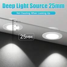 1pc GU10 Recessed Ceiling Light, LED Ceiling Light, Spotlight, Downlight, Replaceable GU10 Bulb, Black/White, Single/Dual Head, 110V/220V, Includes 5W Bulb, Cool White/Neutral White/Warm White, Suitable For Bedroom/Living Room, Kitchen/Showroom/Mall/Hotel/Bathroom/Bar - GU10 Recessed Downlight - View 5