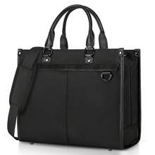 NEWHEY Business Bag For Men 15.6in Large Capacity Job Hunting Bag Waterproof Handbag Commuting Business Trip - Black - View 10