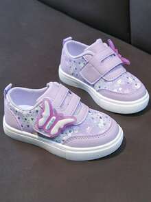 1双女童休闲轻便透气软底时尚运动鞋 - 紫色 - 查看 5