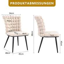 Dining Chairs - White - View 4