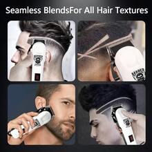 Largner Professional Barber Shaver Set, Hair Clippers For Men, Cordless Beard Trimmer & Electric Razor Shavers For Men, Rechargeable Set Barber Hair Cutting Kit Men's Grooming Kit - trắng - Xem 8