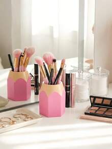 Lindo soporte para bolígrafos con forma de lápiz, organizador de escritorio multicolor creativo que también sirve como soporte para brochas de maquillaje, divertido y adecuado para decoración del aula y regalos del Día del Maestro. Diseño de jarrón de lápiz, organizador de artículos de papelería para el escritorio, almacenamiento de artículos de papelería multifuncional, adecuado para la decoración de la oficina y el hogar, artículo de papelería perfecto para volver a la escuela. - Multicolor - Ver 5