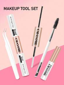 Eyelash Glue Tool Kit, Waterproof Eyelash Glue, Includes Eyelash Glue, Setting Liquid, Eyelash Tweezers, Remover, Sweat-Proof, Soft, Quick-Drying, Non-Irritating, Essential Eye Makeup Tools - Multicolor - View 8