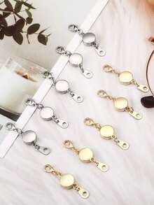 磁性项链扣环和闭合装置 - 用于珠宝制作的圆形手链延长扣 - 彩色 - 查看 5