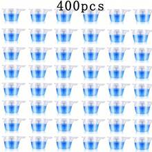 Bộ 50/100 khuôn cốc nhựa dùng một lần, khuôn nhựa silicon, dụng cụ làm đồ trang sức bằng nhựa Epoxy tự làm - Nhiều màu - Xem 17