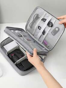 1pc Portable Multi-Function Travel Digital Organizer Bag - Multicolor - View 8