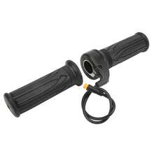 20X Full Twist Throttle Grip For Ebike 12V‑72V, Electric Bike, Mountain Bike & Scooter With Waterproof Connector - Black - View 6
