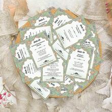 51张伊斯兰祈祷卡，50天斋月祈祷卡，每日伊斯兰祈祷参考卡，斋月祈祷卡，开斋节节日礼物，适合灵修 - 彩色 - 查看 6