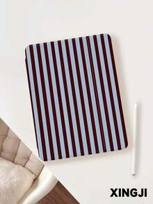 1pc Brown & Blue Striped Pattern E-Book Protective Case, Compatible With Kindle Paperwhite 5/Kindle NK 11/IPad (A16) 11 Inch 11th Generation 2025, IPad 10.2 Inch 10th Generation, With Auto Wake/Sleep Function, Slim & Convenient, Perfect Fit To Protect Your Tablet/E-Reader - Multicolor - View 18