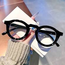 Gafas de lectura redondas retro para mujeres +100 a +400 - Fuerza intercambiable (+100°-+400°) con bisagras de resorte, montura ligera para gafas de lectura - Blanco - Ver 3