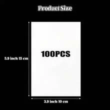 离型纸 10/30/50/100/200 片装 钻石画配件 离型纸 A6尺寸 不粘纸 钻石画 钻石艺术配件和工具 贴纸离型纸 - 彩色 - 查看 10