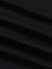 Men Black Fun Baguette Rainbow Pride Month T-Shirt Crew Neck Short Sleeve Heat Transfer Print Casual Regular Fit Breathable Fabric Perfect For Summer And Spring Daily Wear - 黑色 - 查看 5