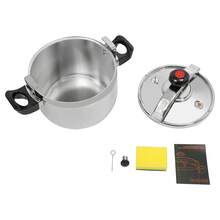 11l/11.62 Qt Stainless Steel Pressure Cooker, Multi-Functional Cooking Pot With Thickened Wall, Stainless Steel Pressure Canner, Large Capacity, Commercial Pressure Cooker Clamp On Type, Works On All Stovetops - Silver - View 8