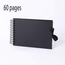 1本30/60页DIY剪贴簿，纸质剪贴簿，长方形纸质备忘录本，牛皮纸剪贴簿，手工纸质DIY相册，婚礼宾客签名册，周年纪念相册，礼物，毕业纪念品，家庭DIY剪贴簿。适合作为礼物。 - 彩色 - 查看 12