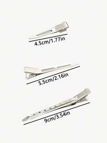 10/12/30/Pcs Professional Ladies Salon Fixed Hair Pin 5.5cm Curl Metal Hair Clips Hair Root Fluffy Clips DIY Tools Hair Accessories - Silver - View 6