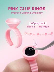 Lash Glue Holder, Blooming Flower Eyelash Extension Adhesive Tray For Makeup Use - Multicolor - View 1