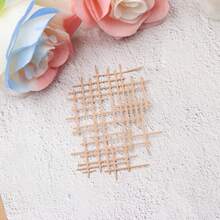 1pc Asymmetrical Grid Line Metal Cutting Mold, Line Background DIY Scrapbooking Embossing Mold Template, Greeting Card Making Template, Suitable For Album And Card Making, Handmade Card Tool - Silver - View 11