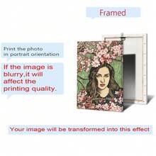 1pc Personalized Sisters Portrait Painting - Multiple Styles Available, Custom Sisters Birthday Gift, Mother's Day Gift, Sisters Prints, Women's Gift, Custom Portrait - Multicolor - View 47