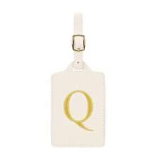 MIYIN Fashionable Personalized Luggage Tags, Unisex, Suitable For Suitcases, Handbags, Travel Bags, With Name Card And Privacy Cover (A~Z), 26 Letter Luggage Tags - Back To School Essential, Simple Elegant Letter Luggage Tags, Travel Accessories, Travel Essentials, Travel Organization - White - View 32