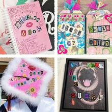 284 miếng dán chữ cái kiểu tạp chí cổ điển, dán chữ cái tống tiền, thích hợp cho sổ lưu niệm, nhật ký, máy tính xách tay, bình nước, đồ thủ công DIY, quà tặng, sổ tay, sổ kế hoạch DIY, nhãn dán trang trí tạo động lực, dày và chống thấm nước, thích hợp cho các dự án DIY, sổ lưu niệm, trang trí tủ lạnh, đồ thủ công dành cho người lớn, trang trí phòng, trang trí túi xách, ốp điện thoại DIY, trang trí sách, đồ dùng văn phòng, đồ dùng học tập, quà tặng học sinh, quà tặng ngày Valentine. - Nhiều màu - Xem 6