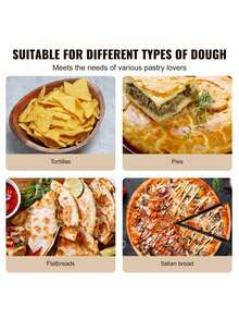 Tortilla Press, 10 Inch Tortilla And Roti Maker, Cast Iron Heavy Duty Tortilladora Press, Pre-Seasoned Pataconera Maker With 100 Pcs Parchment Paper, Dough Maker For Flour Tortilla, Tawa, Silver - màu đen - Xem 6