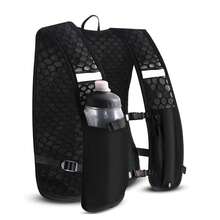 Running Backpack Running Vest Women Men, Light Hydration Vest Pac,Adjustable Hydration Vest Camel Hydration Backpack Water Backpack For Hiking Trail Cycling Marathon(Only Backpack) - Black - View 2