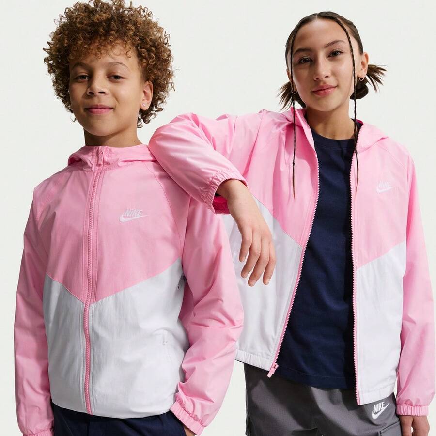 Nike Teen Boy NSW RPL WR HD JKT Woven Hooded Jacket IF2821-690 - Pink - View 1
