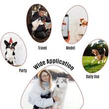 2pcs Dog Scarf & Bandana (Fits Small, Medium, Large Dogs) - Adjustable Breathable Bib With Yellow Daisy Plaid Pattern, Soft Reusable Pet Scarf, Suitable For Puppies, Male & Female Dogs (Summer 24.8"X11") - Compatible With Most Collars & Harnesses - Multicolor - View 4