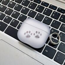 可爱小狗爪印哑光透明白色保护壳，适用于 2/3/4/Pro/Pro2/Pro3 - 無色 - 查看 3