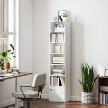 HOMCOM Bookcases - Blanco-40x30x180 cm - View 1