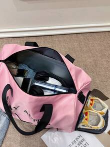 1 szt. Duża pojemność, minimalistyczna torba separująca rzeczy suche i mokre, torba do ćwiczeń w pomieszczeniach z przegródką na buty, torba podróżna do uprawiania sportów na świeżym powietrzu - Wielokolorowe - Zobacz 10