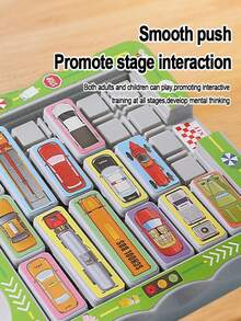 Juego de Escape de Laberinto de Coche para Niños, Rompecabezas de Escape de Carreras, Entrenamiento Mental, Interacción Padre-Hijo, Adecuado para Niños y Niñas de 3 a 12 Años, Regalo de Cumpleaños - Multicolor - Ver 9