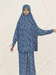 1 chiếc áo Abaya dài rộng có mũ trùm đầu và khăn trùm đầu dành cho nữ, thích hợp cho việc cầu nguyện, thể thao trong nhà/ngoài trời, khăn che mặt mềm mại cho nữ, phụ kiện cần thiết cho kỳ nghỉ và du lịch. - Nhiều màu - Xem 27