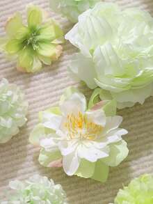 Bộ 20/40 bông hoa giả màu xanh lá cây - Hoa giả, hoa nhân tạo, đồ trang trí đội đầu tự làm, vòng hoa, hoa cưới. Dùng để làm vòng hoa, trang trí tiệc sinh nhật và ngày lễ, hoa cài áo cô dâu, trang trí nhà cửa và cửa hàng hoa, trang trí sân vườn, trang trí Ngày của Mẹ, sử dụng quanh năm. - hệ thống xanh - Xem 6