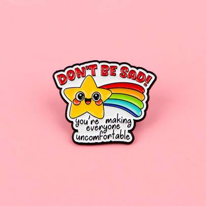 Enamel Badge Brooch Pin, Suitable For Backpack, Bag Decoration, Friend Gift, Cool Accessory