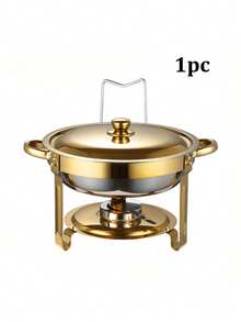 5 liters rund självserveringsbuffé med isolerad låda, premiumisolerad serveringsbricka, lämplig för fester, bufféer, bröllop, födelsedagar och mer