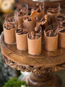 10/20/40/50pcs Mini Dessert Cups With Spoons, Small Tilted Transparent Plastic Cups For Pudding, Mousse, Jelly, Party, Mini Ice Cream Cakes, Dessert Decor, Birthday Party, Valentine's Day, Wedding Party And Other Events - Transparent - View 8