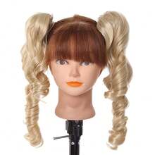 Bộ 2 kẹp tóc giả dạng càng cua dùng cho tóc xoăn kiểu La Mã và tóc nối đuôi ngựa. - Dark Brown - Xem 4