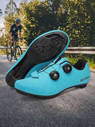 Men's And Women's Professional Road Cycling Shoes With Adjustable Knobs Soft Lining Lightweight And Wear-Resistant Breathable All Terrain Powerful For Leisure Riding Breathable And Fashionable Soles Wear-Resistant To Create Professional Equipment That Combines Comfort And Performance For Cycling Enthusiasts