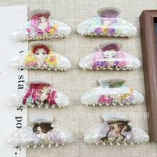 1pc New Witch Coven Hair Clip, Acrylic Cartoon Hair Claw Clip For Girls And Students - Multicolor - View 2