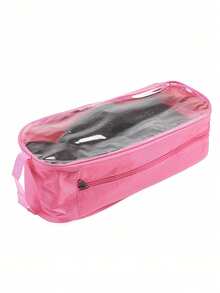 Foldable Zipper Shoe Bag, Neutral Bootie Bag, Shoe Box Storage Container, Essential For Travel, Vacation, Cruise, Dorm, School, Business Trip, Gym Shoe Storage Bag