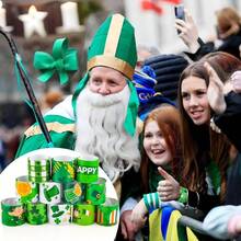 St Patricks Day Slap Bracelets Bulk Saint Patrick's Day Bracelets Shamrock Snap Bracelets St Pattys Day Party Favor Supplies Holiday Gifts Classroom Prizes Goodie Bag Stuffers - 24 - 查看 5