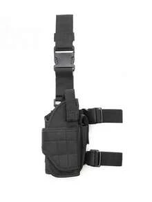 1pc Right Leg Holster, Multi-Functional Quick Release Leg Holster, Black Right Leg Holster, Drop Leg Holster, Thigh Pistol Holster, Adjustable Motorcycle Leg Bag For Right Leg, Practical Universal Right Thigh Holster Suitable For Camping, Hunting, Combat Simulation Games And Other Outdoor Activities, Vintage Waist Pack Style Side Pocket, Men's Holster - Multicolor - View 6