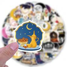 65 PCS Ramadan Stickers Deluxe Collection | High-Aesthetic Stickers | Multi-Scene Adhesive: Compatible With Computers, Laptop, Tablet, Skateboards, Luggage, Guitars, Helmets, Insulated Cups, Journal Collage, Gift Wrapping Stickers, Art & Crafts - Multicolor - View 3