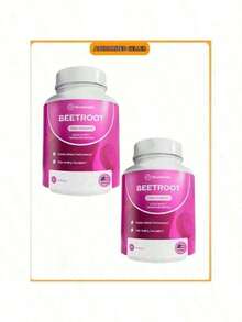 Rosabella Organic Beet Root Capsules - 1300mg Beet Root Powder Aids Healthy Circulation & Vitality, Non-GMO, Beet Root Supplement - 60 Capsules, 30-Day Supply - 3 件商品 - 查看 7
