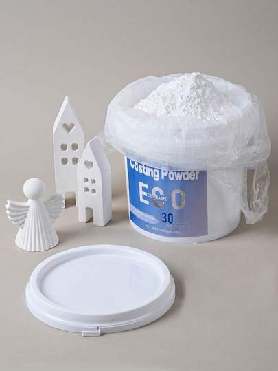 6.6LB Polvos de resina para moldeado, cubeta de polvo de yeso activado por agua, kit de moldeado de yeso en polvo para moldes de resina, manualidades DIY, cerámica y alfarería, polvos de yeso para artesanía, escultura, dioramas y decoración del hogar, fácil de mezclar y autonivelante